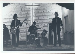 Gospel Lights 1977 Elias Revera, Bill Bernal, me, Mark Morrison
