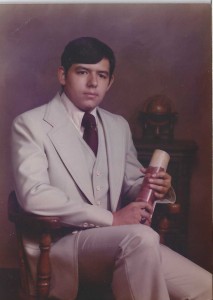 Senior year photo 1977